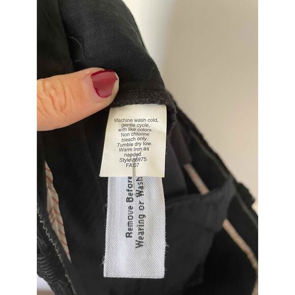 J. Crew Corduroy Pants Trousers Black Size 4 - Picture 7 of 7